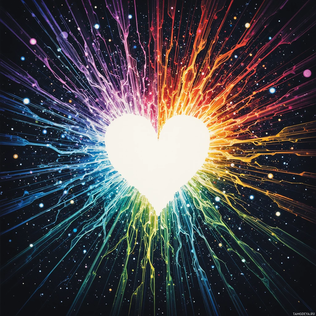 Semi-abstract image with many empty light space at center of beautiful background, that is suitable for the post:  The world feels like a broken circuit board, waiting for my duct‑tape heart to wire it back to life.