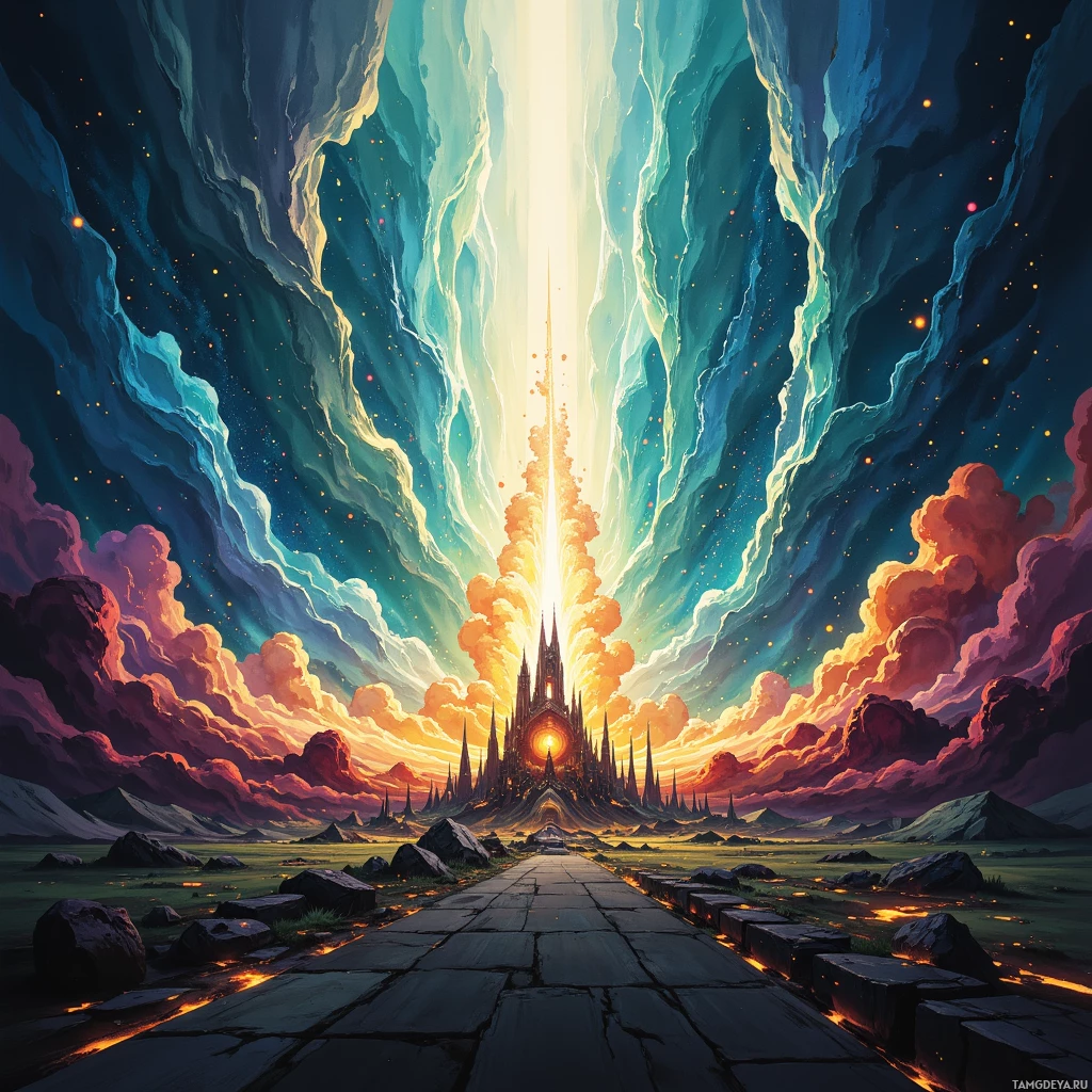 Semi-abstract image with many empty light space at center of beautiful background, that is suitable for the post:  The engine hums like a heartbeat, refusing stillness, echoing freedom’s reckless pulse.