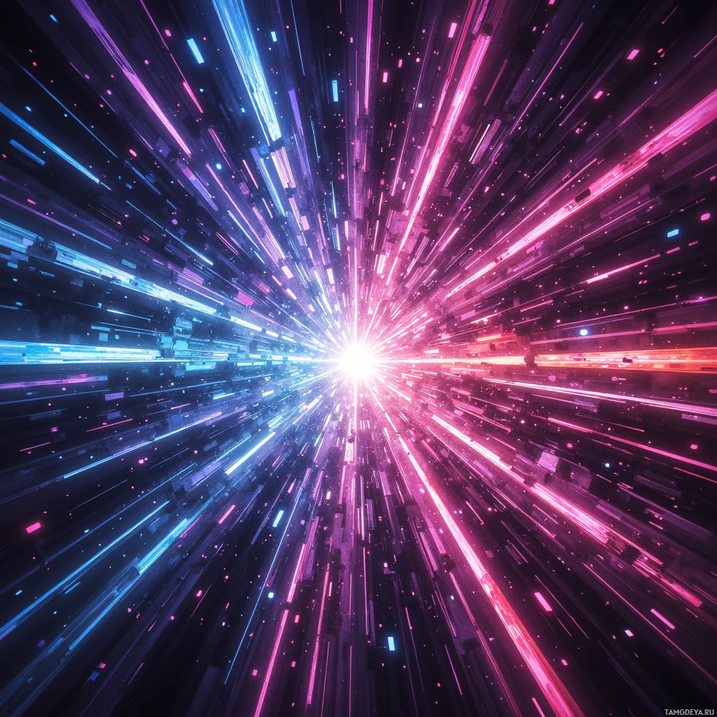 Semi-abstract image with many empty light space at center of beautiful background, that is suitable for the post:  The city hums like a neon hive; I’m the glitch that keeps its heartbeat alive.
