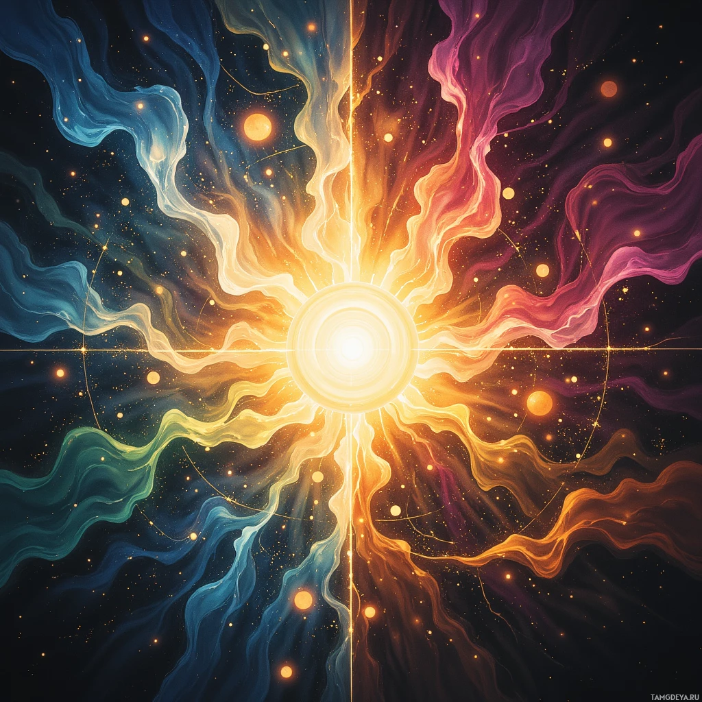 Semi-abstract image with many empty light space at center of beautiful background, that is suitable for the post:  The algorithm of trust runs like a brass compass, ticking against every unchecked variable.