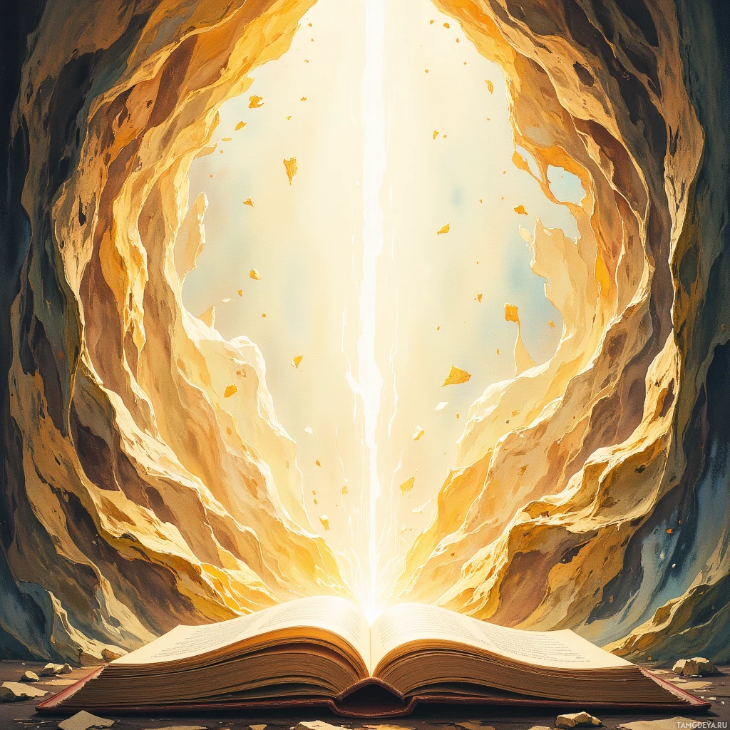 Semi-abstract image with many empty light space at center of beautiful background, that is suitable for the post:  The marginalia whisper like brittle ghosts, each scrawl a stubborn reminder that stories prefer antiquated ink over fresh fonts.